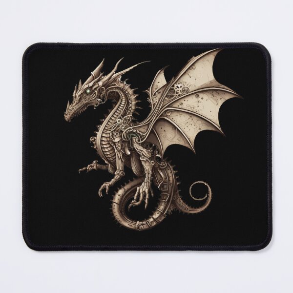 Item preview, Steampunk Dragon fantasy Illustration designed and sold by Gerald Waters.