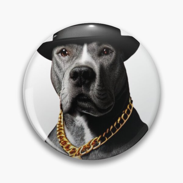 Item preview, The Godpupfather - Gangster pitbull dog - The Pitbull Boss designed and sold by WBP Mart.