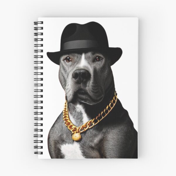 Item preview, The Godpupfather - Gangster pitbull dog - The Pitbull Boss designed and sold by WBP Mart.