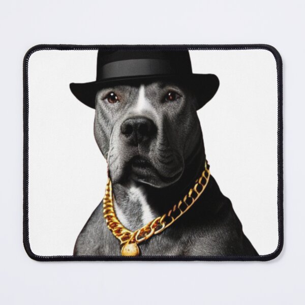 Item preview, The Godpupfather - Gangster pitbull dog - The Pitbull Boss designed and sold by WBP Mart.