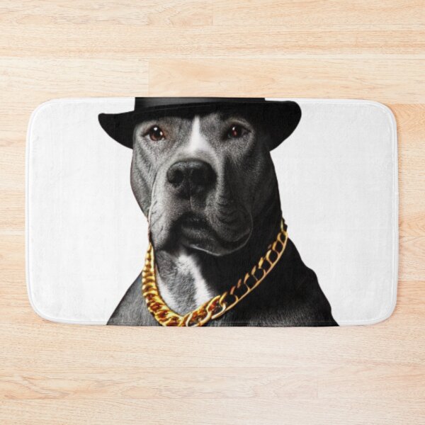 Item preview, The Godpupfather - Gangster pitbull dog - The Pitbull Boss designed and sold by WBP Mart.
