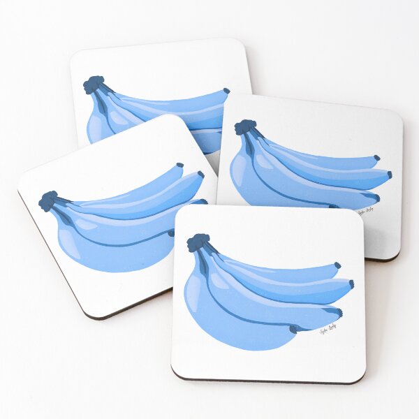 Item preview, Bananas artwork blue- transparent background designed and sold by Studio Lydia  Lovely.