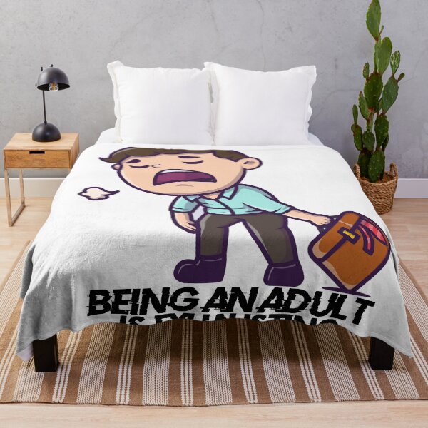 Item preview, Being an adult is exhausting designed and sold by kruuger.