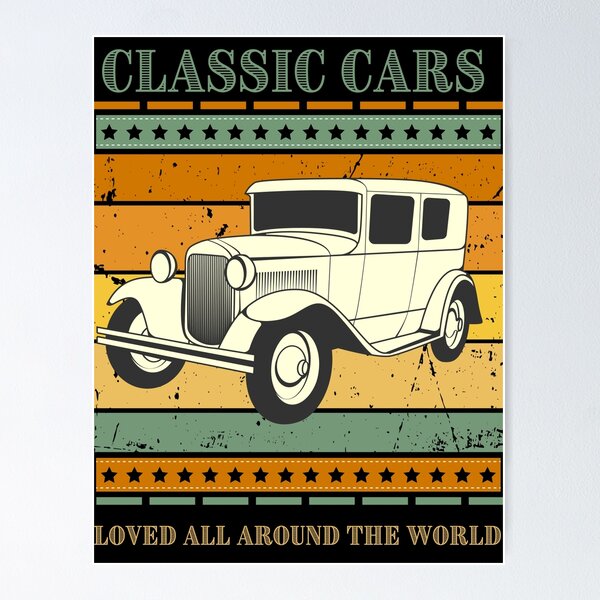 Item preview, Classic Cars, Loved All Around The World. designed and sold by Tjwitch.