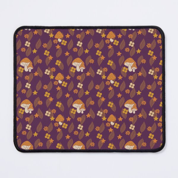 Item preview, Cute Cottagecore Orange Mushroom and Stars Seamless pattern designed and sold by Jenna Wing-Hu.