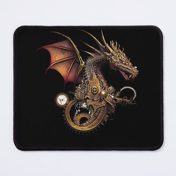 Item preview, Steampunk Dragon fantasy Illustration designed and sold by Gerald Waters.