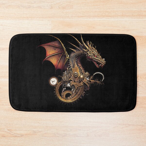 Item preview, Steampunk Dragon fantasy Illustration designed and sold by Gerald Waters.