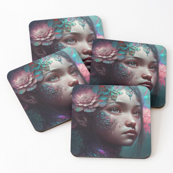 Item preview, Cosmic Flower Princess  designed and sold by AdamesArtStudio.