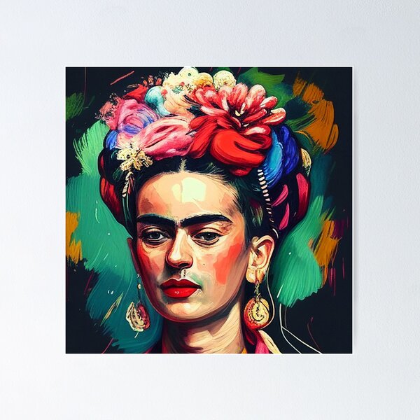 Aperçu de l'œuvre Frida Kahlo créée et vendue par SanzidaDesign.