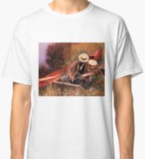 Vintage John Singer Sargent - Outdoors Study 1889 Fine Art Classic T-Shirt