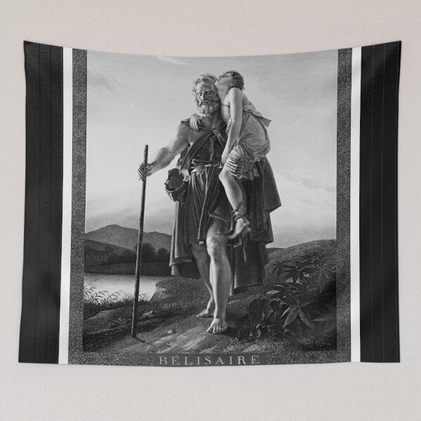 Item preview, Belisarius Engraving by Baron Auguste Desnoyers Remastered Xzendor7 Classical Art Old Masters Reproductions designed and sold by Xzendor7 Digital Art Creations.
