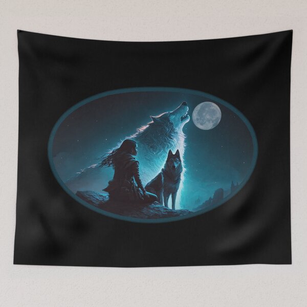 Item preview,  Wolf Howls at the Full Moon designed and sold by david parry.