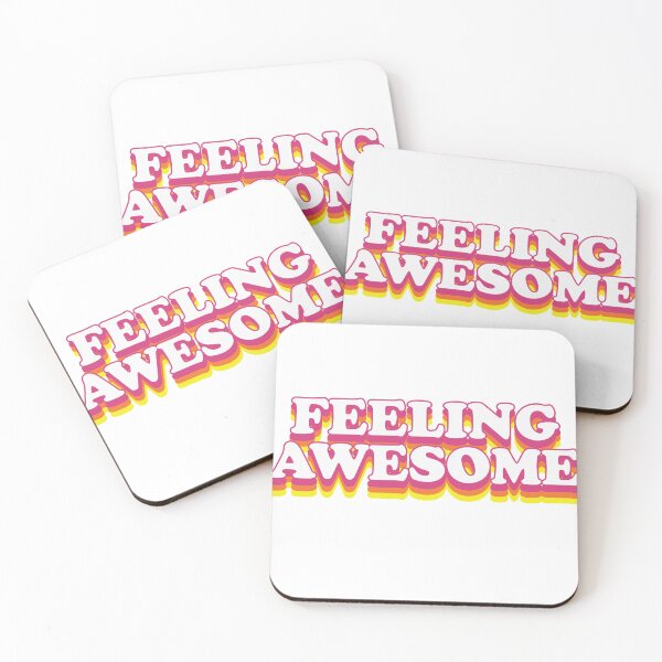 Item preview, Feeling Awesome multi color design. designed and sold by RocketArtInd.