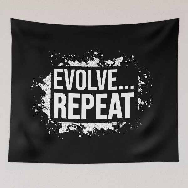 Item preview, Evolucionar repetir citas motivacionales e inspiradoras designed and sold by JackCurtis1991.