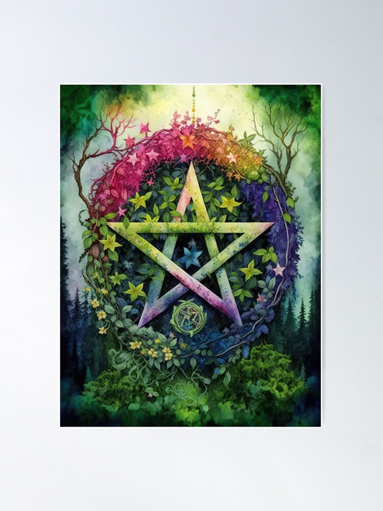 Black Pentagram Wall Hanging, Pentagram Wall Decor, Gothic Decor, Gothic  Gift, Pagan Decor, Witchy Gift 