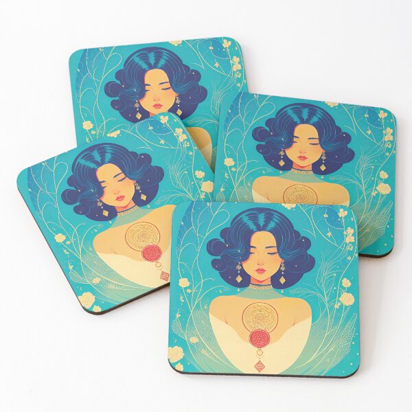 Item preview, Coquette Blue Haired Dreamer designed and sold by FriskyLemur.