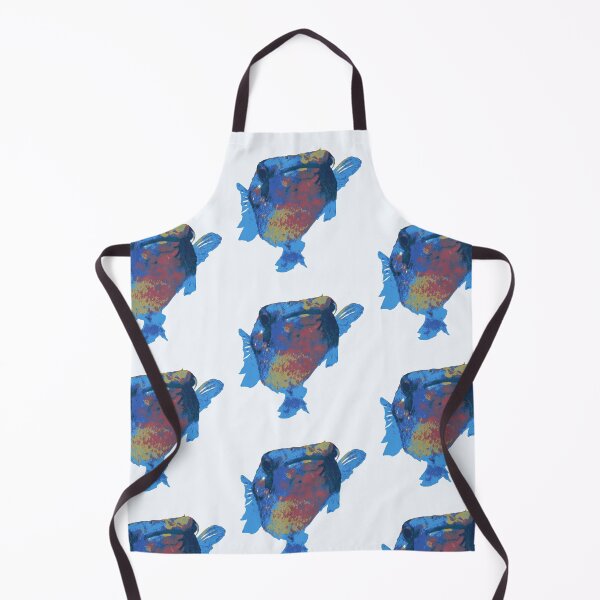 Item preview, puffer fish blue porcupinefish designed and sold by MiraNomegusta.