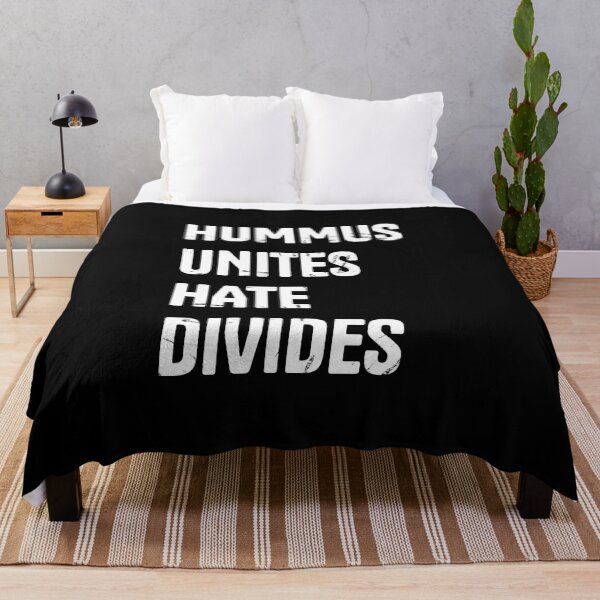 Item preview, Hummus Unites Hate Divides designed and sold by PatternBestFan.