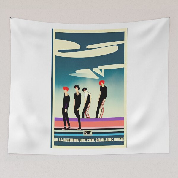 Item preview, Abstract art print of The 1975 designed and sold by Stitch05.