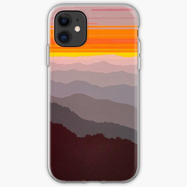 "Misty Mountain Morning" #97 iPhone Soft Case
