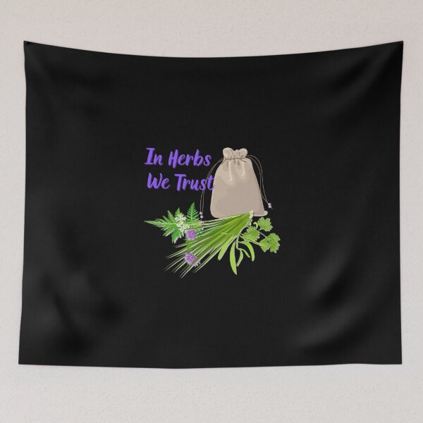 Item preview, In Herbs We Trust - design for herbalists designed and sold by Mobius Spot Collective.