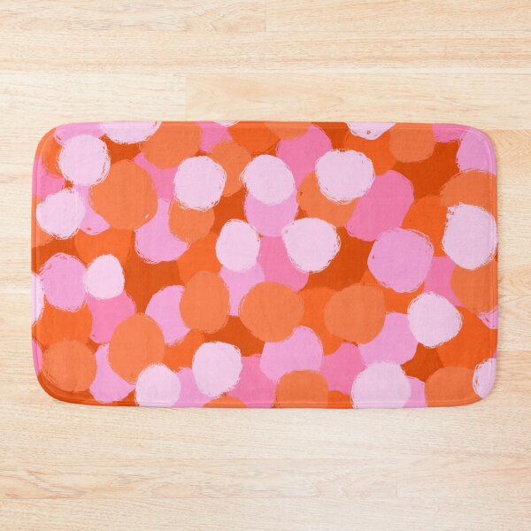 Item preview, Abstract, Pink and Orange, Paint Brush Effect Round  designed and sold by OneThreeSix.