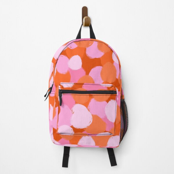 Item preview, Abstract, Pink and Orange, Paint Brush Effect Round  designed and sold by OneThreeSix.