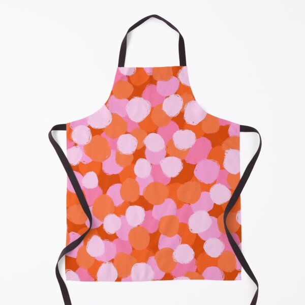 Item preview, Abstract, Pink and Orange, Paint Brush Effect Round designed and sold by OneThreeSix.