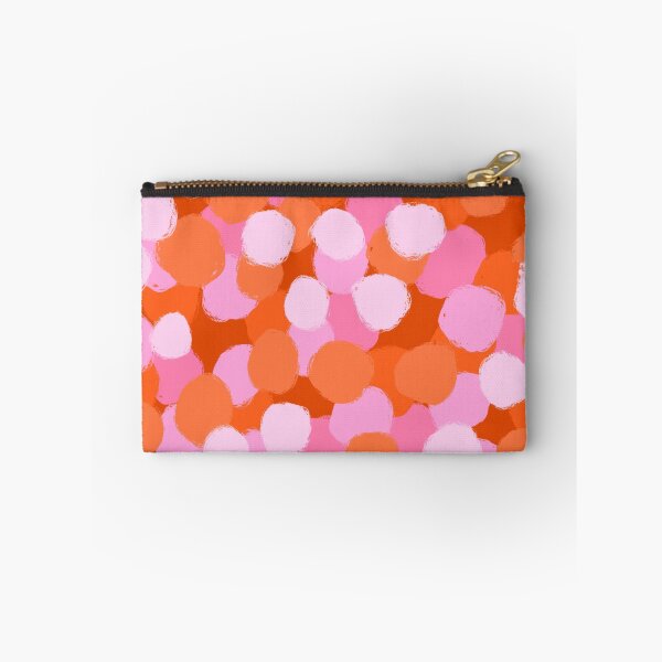Item preview, Abstract, Pink and Orange, Paint Brush Effect Round  designed and sold by OneThreeSix.