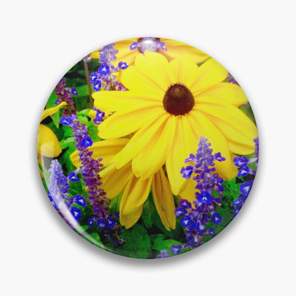 Item preview, Yellow and purple flowers designed and sold by Shulie1.