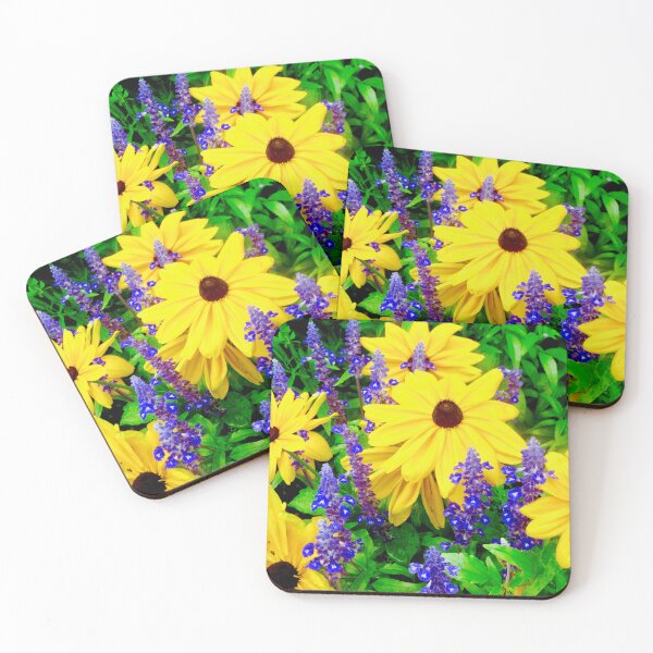 Item preview, Yellow and purple flowers designed and sold by Shulie1.
