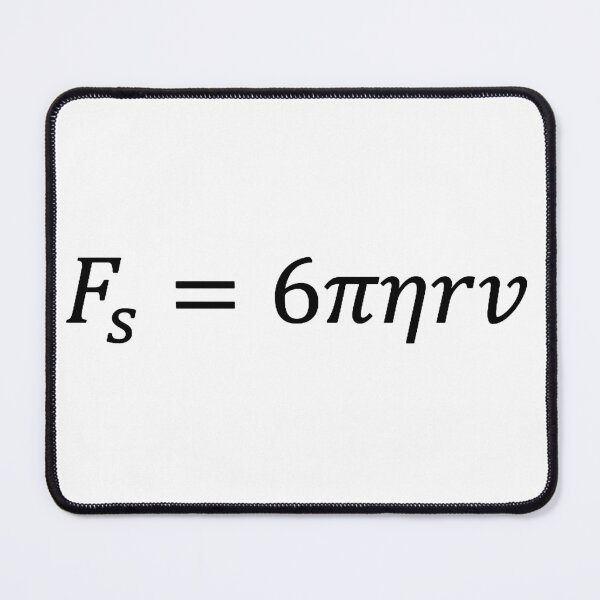 Item preview, stokes law of the drag force, fluid dynamics designed and sold by NoetherSym.