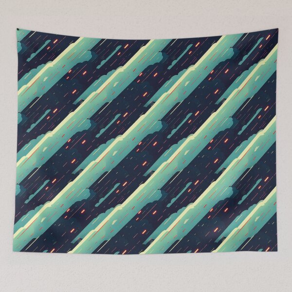 Item preview, Retrowave Cloudy Sky - Online Vector Landscape designed and sold by Fine Prints.