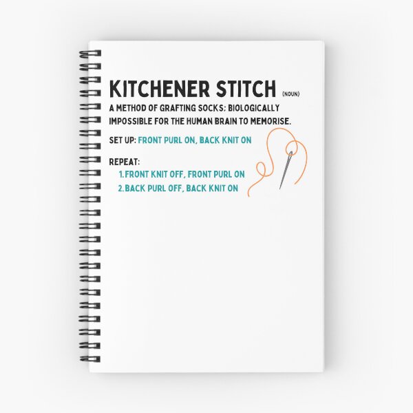 Item preview, Kitchener Stitch Guide For Knitters - Forgetful Crafter designed and sold by skeinhawkyarns.