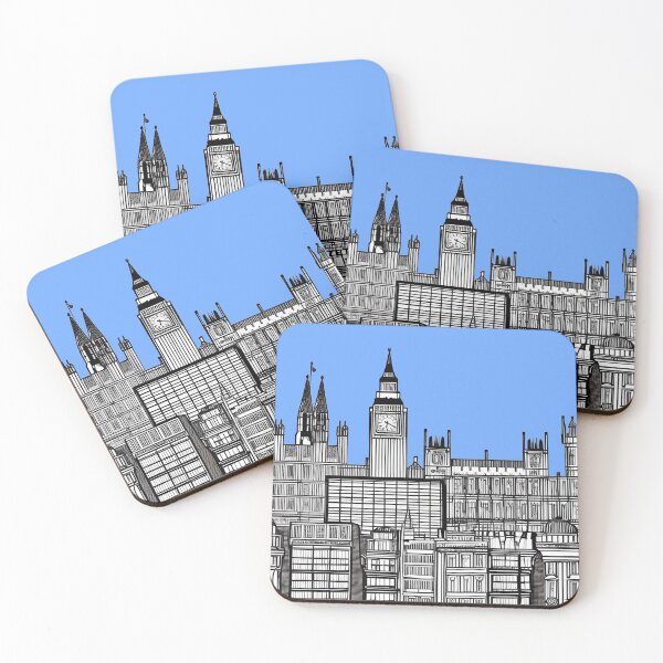 Item preview, London Skyline in Black and White  designed and sold by Marymarice.