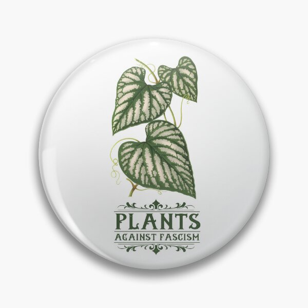 Item preview, Antifascist Plants | Colorful Artwork | Dark Green Lettering designed and sold by VintagePlantJoy.