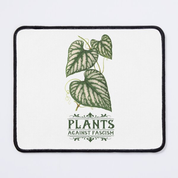 Item preview, Antifascist Plants | Colorful Artwork | Dark Green Lettering designed and sold by VintagePlantJoy.