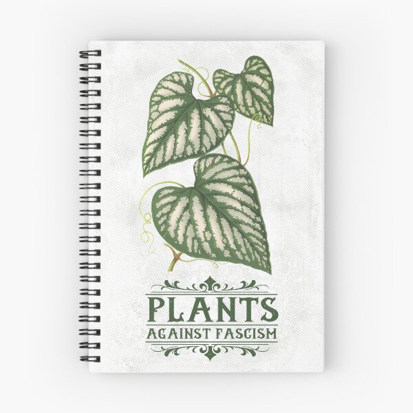 Item preview, Antifascist Plants | Colorful Artwork | Dark Green Lettering designed and sold by VintagePlantJoy.