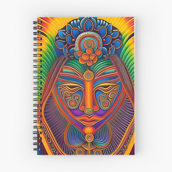 Item preview, New World Gods (9) - Mesoamerican Inspired Psychedelic Art designed and sold by TheThirdEye.