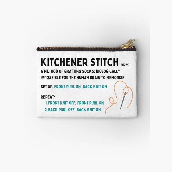 Item preview, Kitchener Stitch Guide For Knitters - Forgetful Crafter designed and sold by skeinhawkyarns.