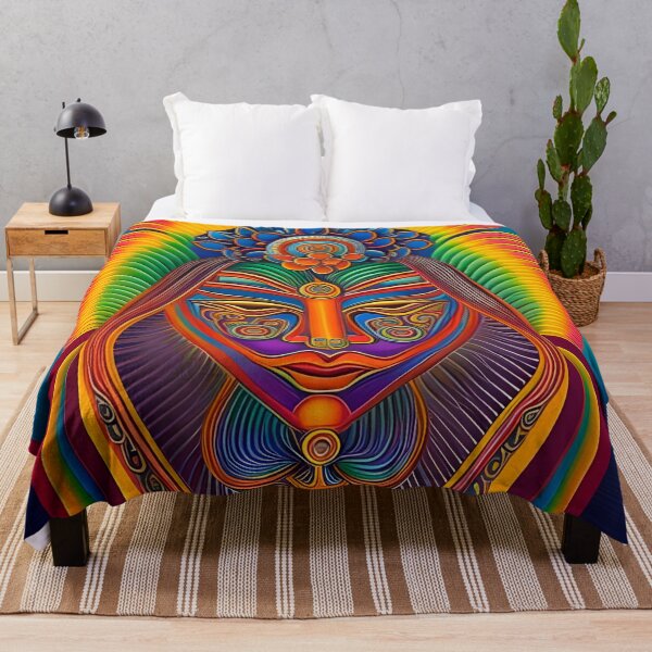 Item preview, New World Gods (9) - Mesoamerican Inspired Psychedelic Art designed and sold by TheThirdEye.