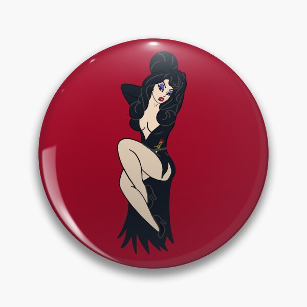 Item preview, Elvira Pin Up designed and sold by RooBooCo.