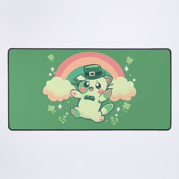 Item preview, Shamrock Kitty designed and sold by TechraNova.