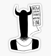 Pegatina Punpun: ahora todo estará bien
