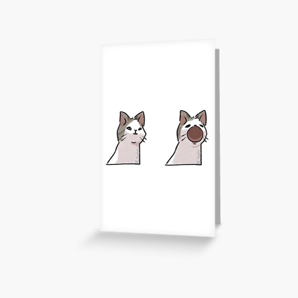 Beluga cat, Beluga Cat Meme, Meme Sticker for Sale by graphic-genie