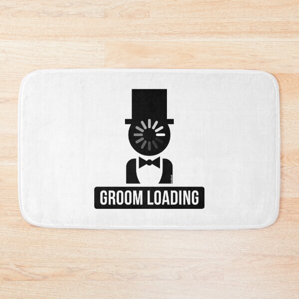Item preview, Groom Loading (Stag Night / Bachelor Party / Black) designed and sold by MrFaulbaum.