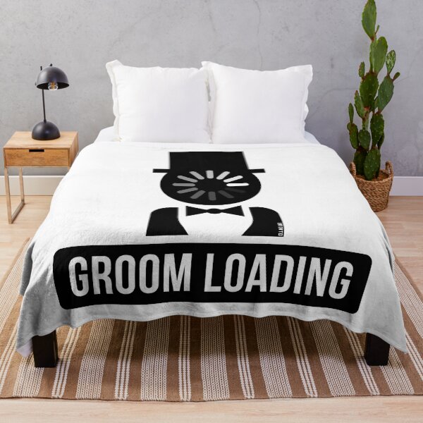 Item preview, Groom Loading (Stag Night / Bachelor Party / Black) designed and sold by MrFaulbaum.