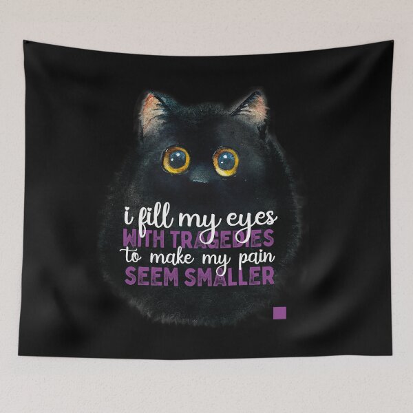 Item preview, I fill my eyes with tragedies to make my pain seem smaller, creepy cutie designed and sold by themoniae.