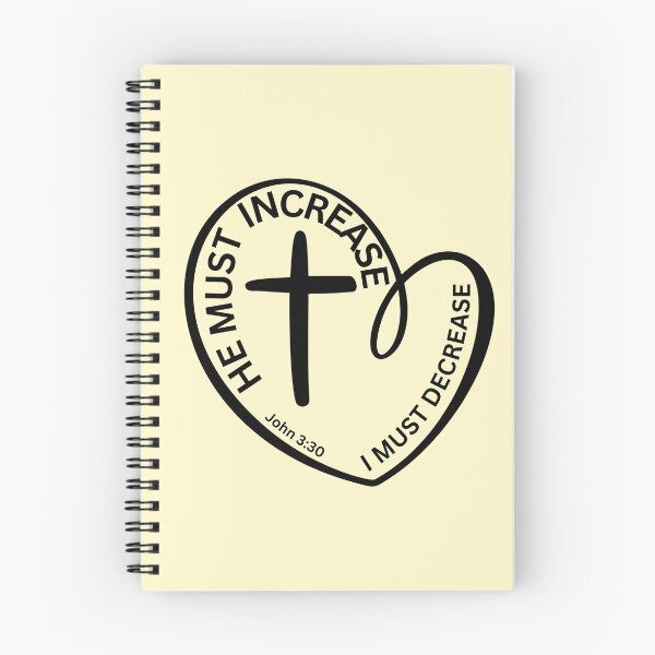 Item preview, John 3:30 - He Must Increase I Must Decrease designed and sold by Nancyanna.