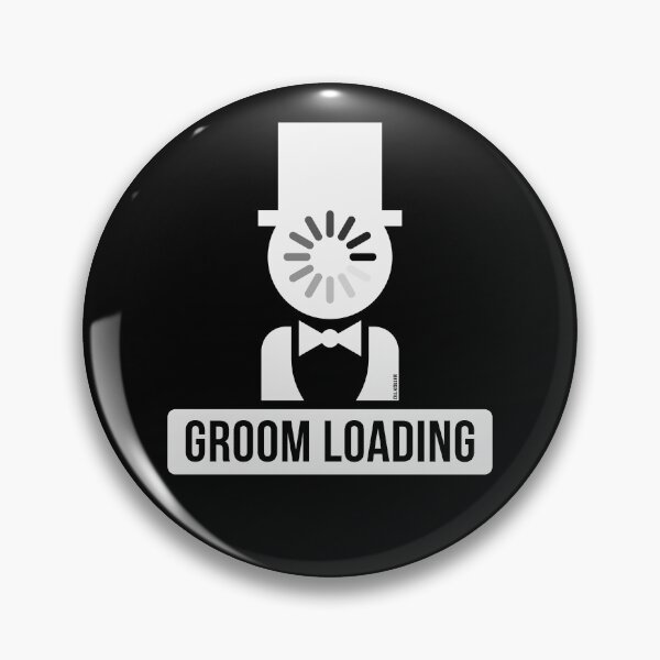 Artikelvorschau, Groom Loading (Bräutigam Wird Geladen / JGA / Polterabend / White) entworfen und verkauft von MrFaulbaum.